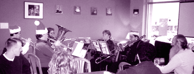 MRP Holiday Brass at Borders Cafe - Click to Enlarge